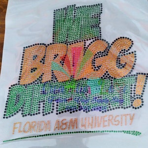 FAMU Rattlers Rhinestone Transfers 2
