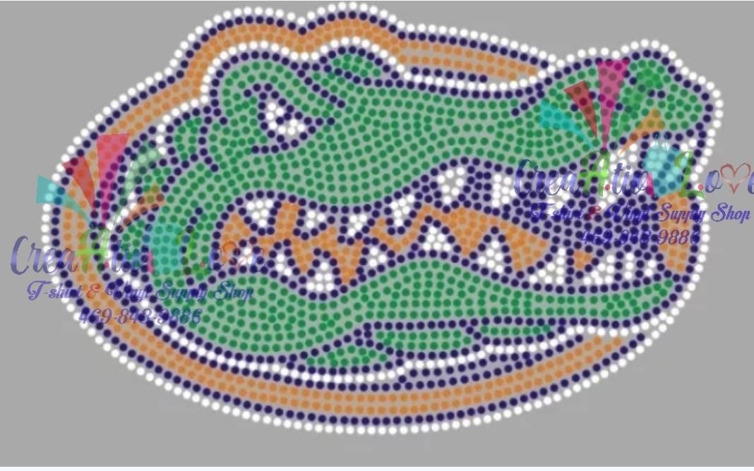3)UF Florida Gators Embroidered Iron On Patch Alumni - Foto 4