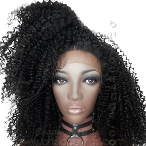 NEW! Kinky Curly Lace front wig Kelly Rowland Lace Front wig deep part 4c curly lace front wig 4b hair kinky curly lace wig afro curly wig
