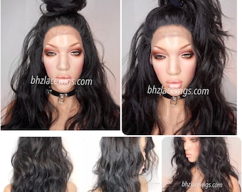 black wig etsy