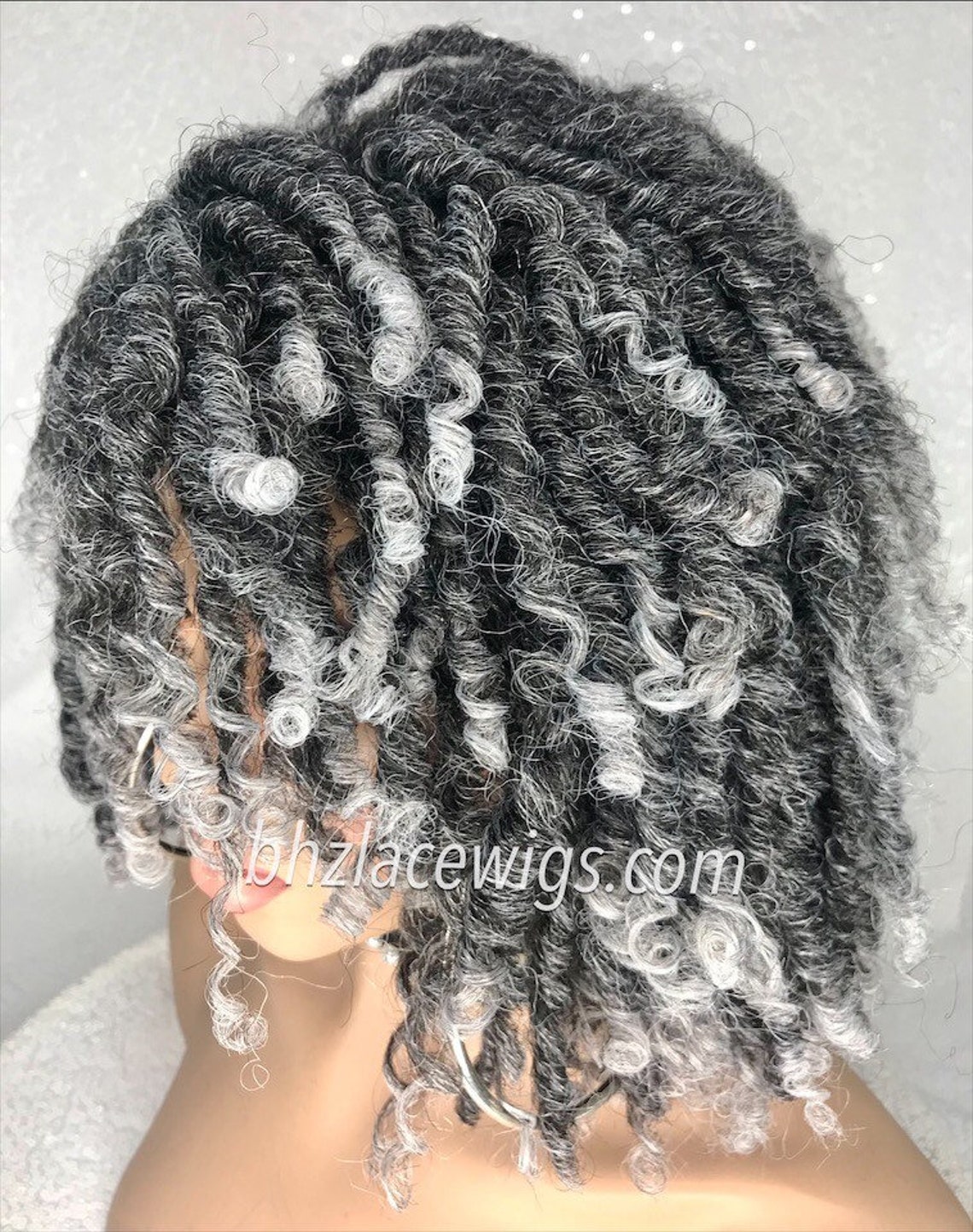 Gray Locs Salt and Pepper Locs Sister Loc Faux Locs Etsy