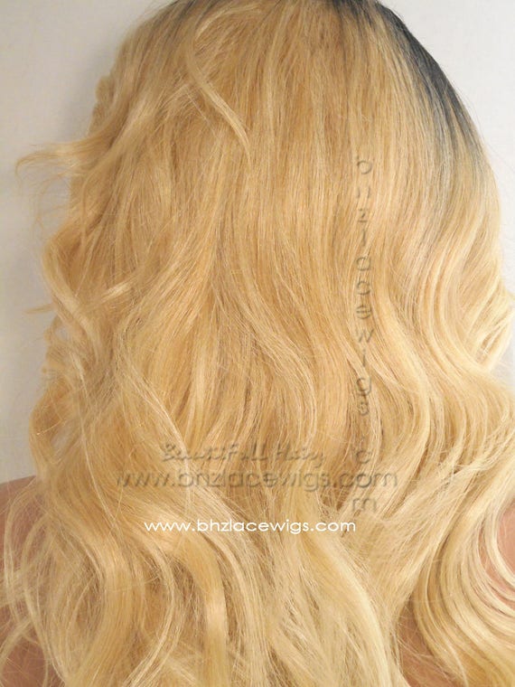 Angel Baby Dark Root Blonde Lace Front Wig Blonde Wig Blonde Hair