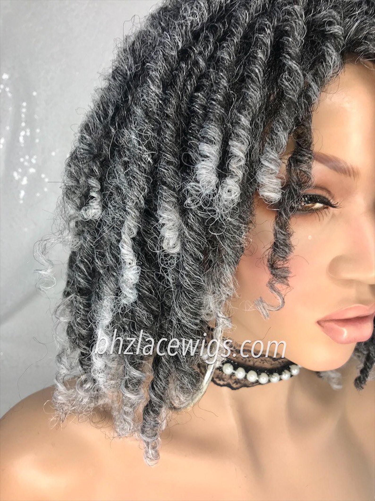 Gray Locs Salt and Pepper Locs Sister Loc Faux Locs Etsy