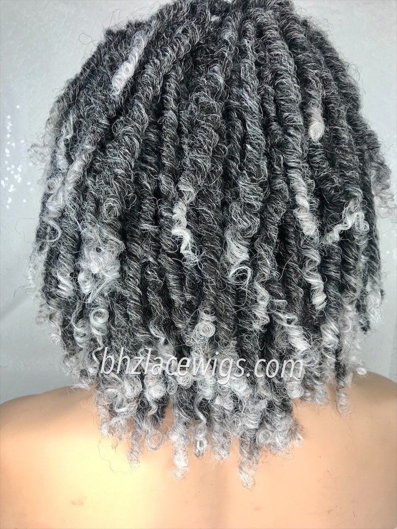 Gray Locs Salt and Pepper Locs Sister Loc Faux Locs Etsy