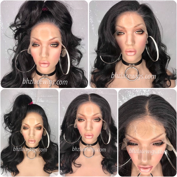 NEW! Pre-plucked hairline Lace front wig sew-in weave Classi wig loose curl lace front wig lace wig long lace wig black lace wig