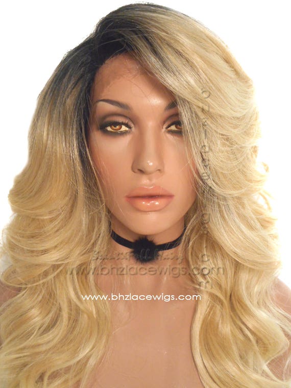 Angel Baby Dark Root Blonde Lace Front Wig Blonde Wig Blonde Hair Blonde Lace Wig Blonde Extensions Blonde Hairstyle Blonde Straight Hair