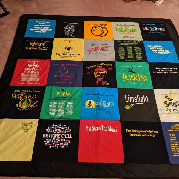 T Shirt Blanket Etsy