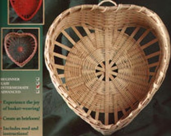 Herz Korbflechten Kit, Korbherstellung Kit, Traditionelles Handwerk, Korbgeflecht, Schilf Zubehör, Korbwaren, Tween Geschenk, 4H Projekt, Teen