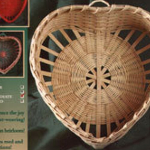 Heart Basket Weaving Kit Basket Making Kit Traditional Etsy