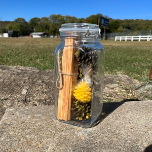 All-Natural Deluxe Feuer-Starter-Set, Campingausrüstung, Outdoor-Enthusiast, Bienenwachs-Kiefernkegel-Feuerstarter, Prepper Zubehör, Fatwood-Sticks,