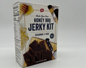 Make your own Honey BBQ Jerky DIY Kit, Wild oder Rind, Set für 15 Kilo Fleisch, ein tolles Geschenk für Jäger & Naturburschen
