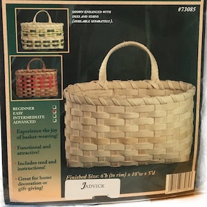 Complete Basket Letter Kit, Level Easy, Weaving Kit