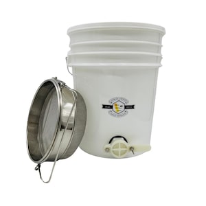 Honey Bottling Kit, Bottling Pail with Gate, Double Stainless Steel Strainer, Extract Honey, Filter honey, Double Filter, Bottle Honey,