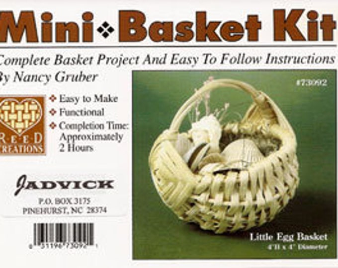 Little Egg Basket Weaving Kit, Basket Making Kit, 4H Project, VBS