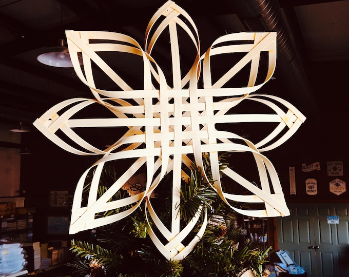 Handmade Hand Felted Wool Christmas Tree Topper - Star of David Arcadia Home