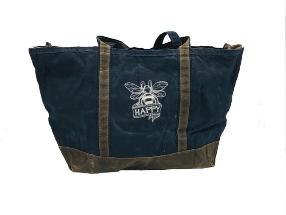 Bienengeschenk Für Frauen – Stylische Make-up-Tasche Für Bienenliebhaber, Aus Leinen Mit Wasserdichtem Innenfutter