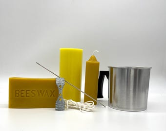 Emergency Taper Candle Making KIT,  Made in the USA,