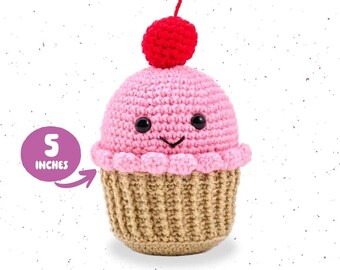 DIY Crochet Cupcake Kit, Bucilla Amigurumi Craft Project