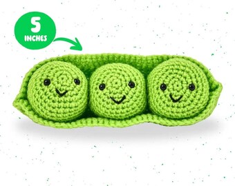 DIY Crochet Peas in a Pod Kit, Bucilla Amigurumi Craft Project