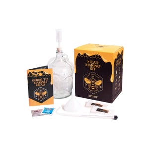 Vinho de mel, kit para fazer hidromel, faça você mesmo, faça você mesmo, feito nos EUA, presente para apicultor, hidrofarinha, presentes para colmeias