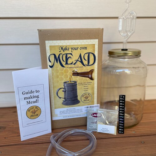 Make Your Own Mead Kit Everything You Need Honey Wine Etsy