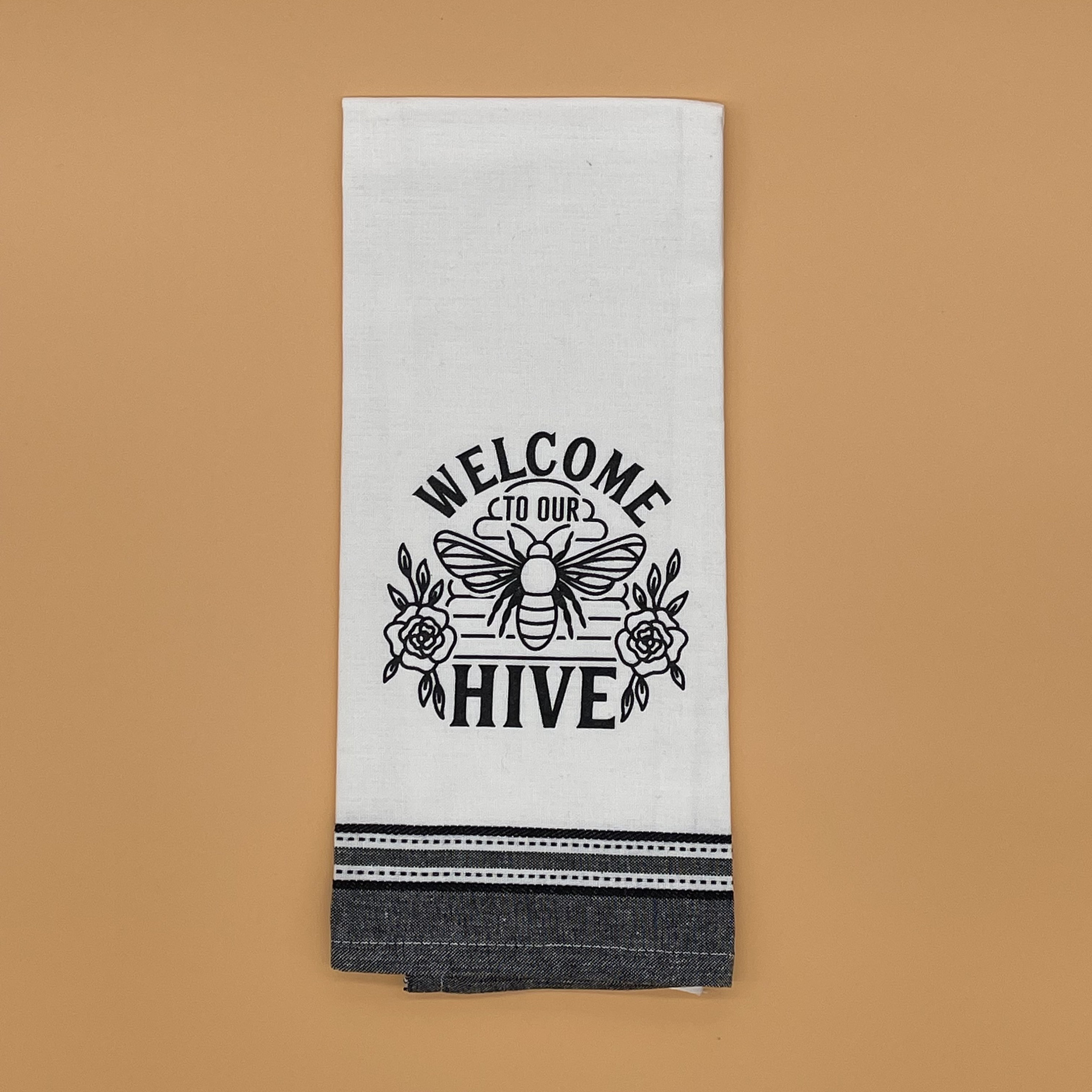 Welcome to our hive Kitchen Towels, Funny Kitchen Towel, Hand Towels, –  Country Squared
