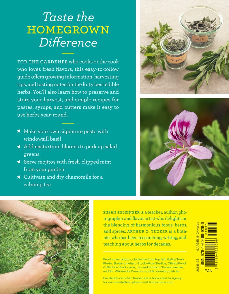 Grow Your Own Herbs Book How To Gardening Homestead Etsy