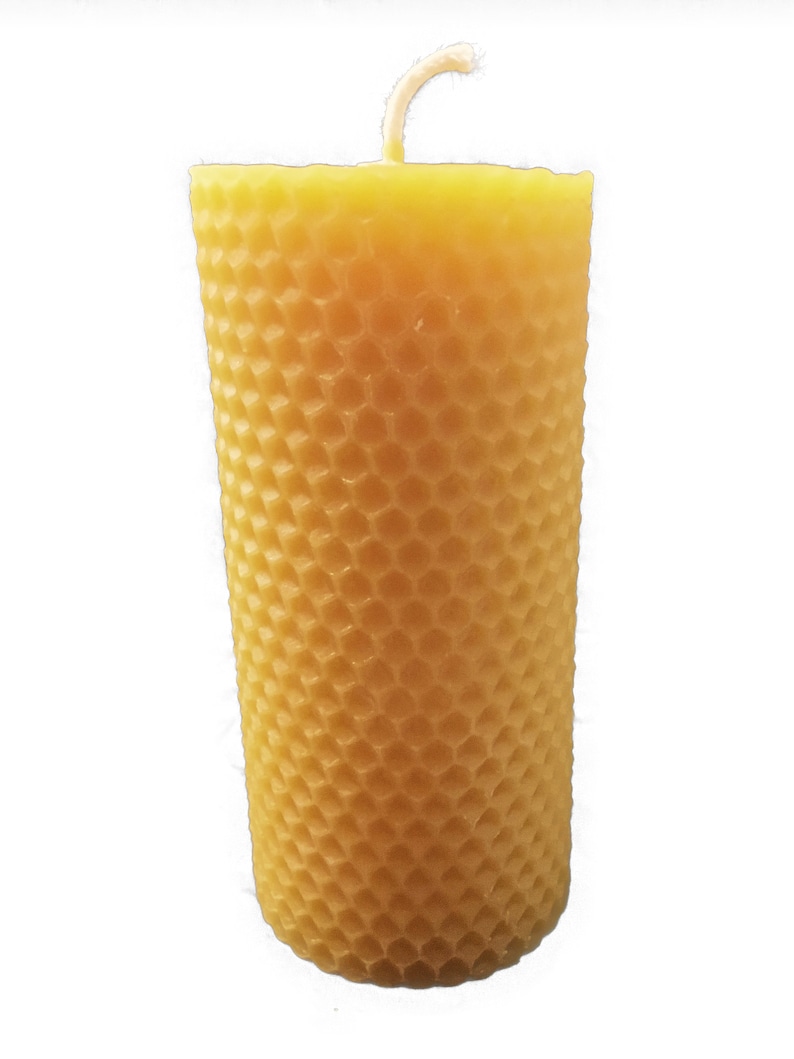 Candle Mold Honey Comb Embossed Pillar Candle Mold Beeswax Etsy