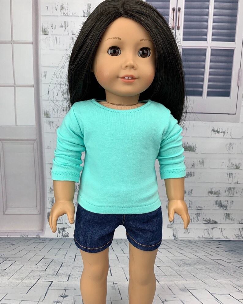 seafoam green tee