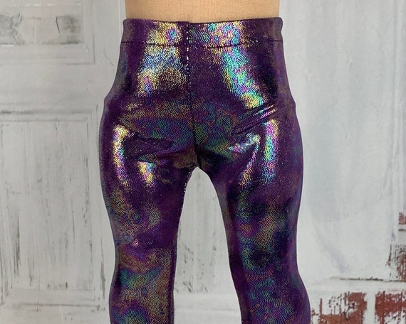 Shiny Purple Oil Slick 18 Inch Doll 