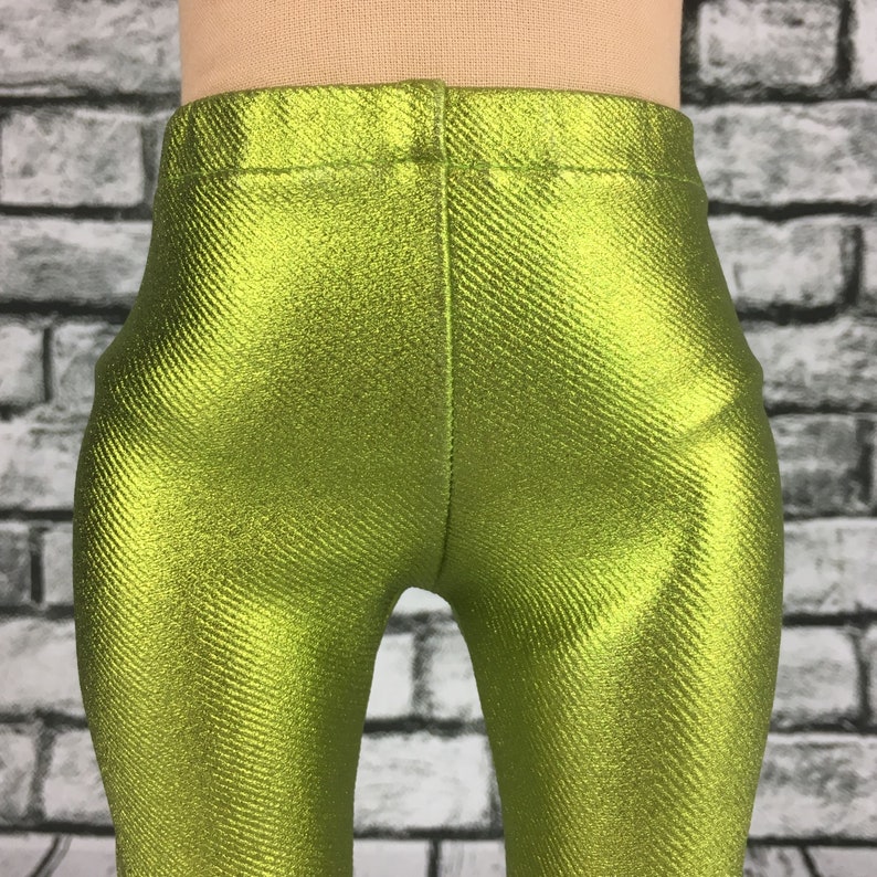 Metallic Lime Green Leggings Made to Fit 18 in American Girl Etsy