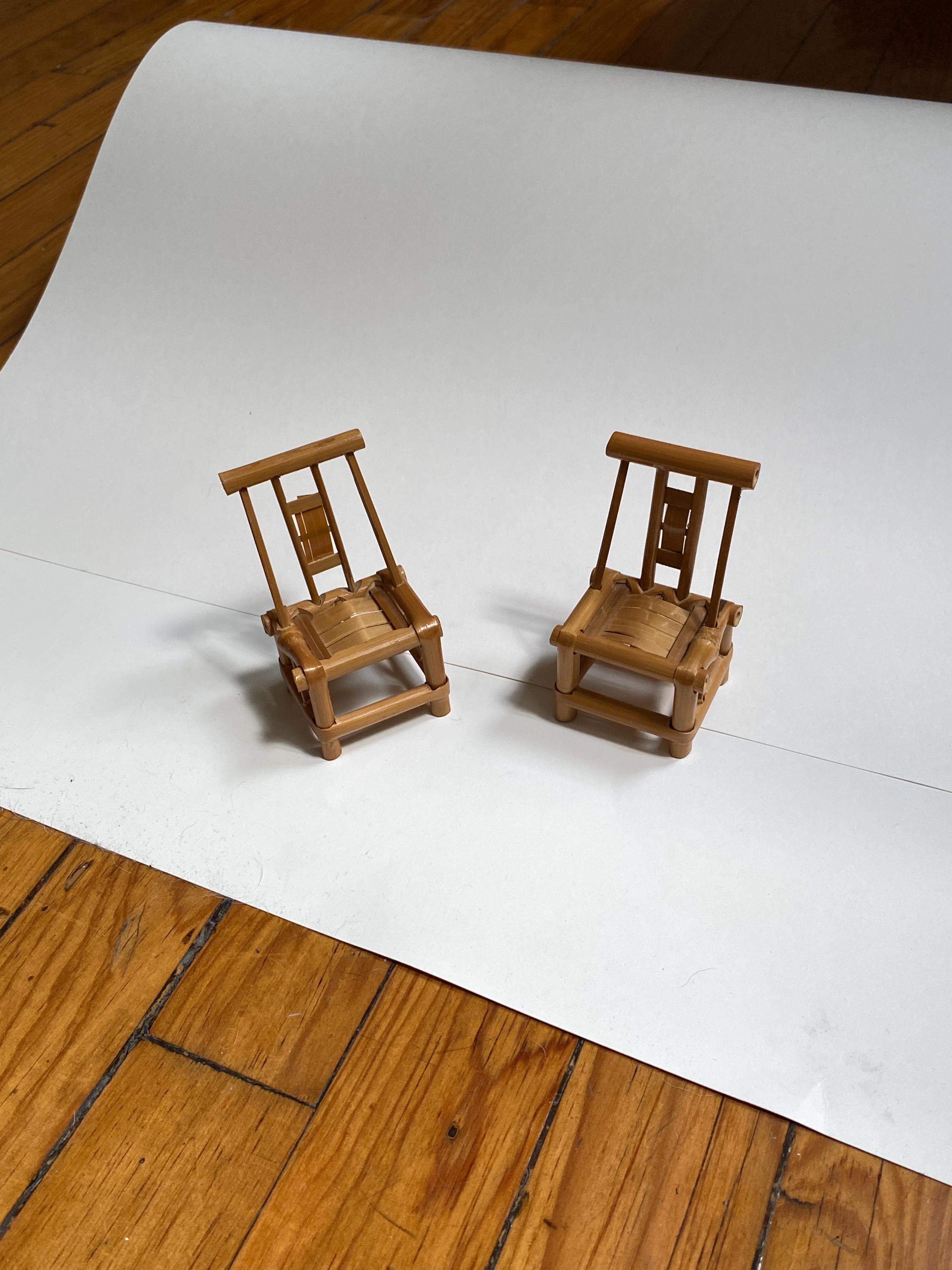 ヴィンテージ ミニチュアチェア 2脚セット - Etsy 日本