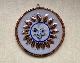 Ceramic sun, wall decoration
