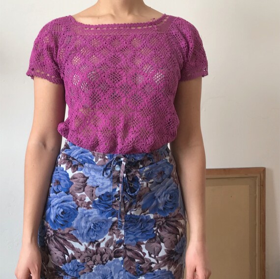 Crochet blouse from Oaxaca.