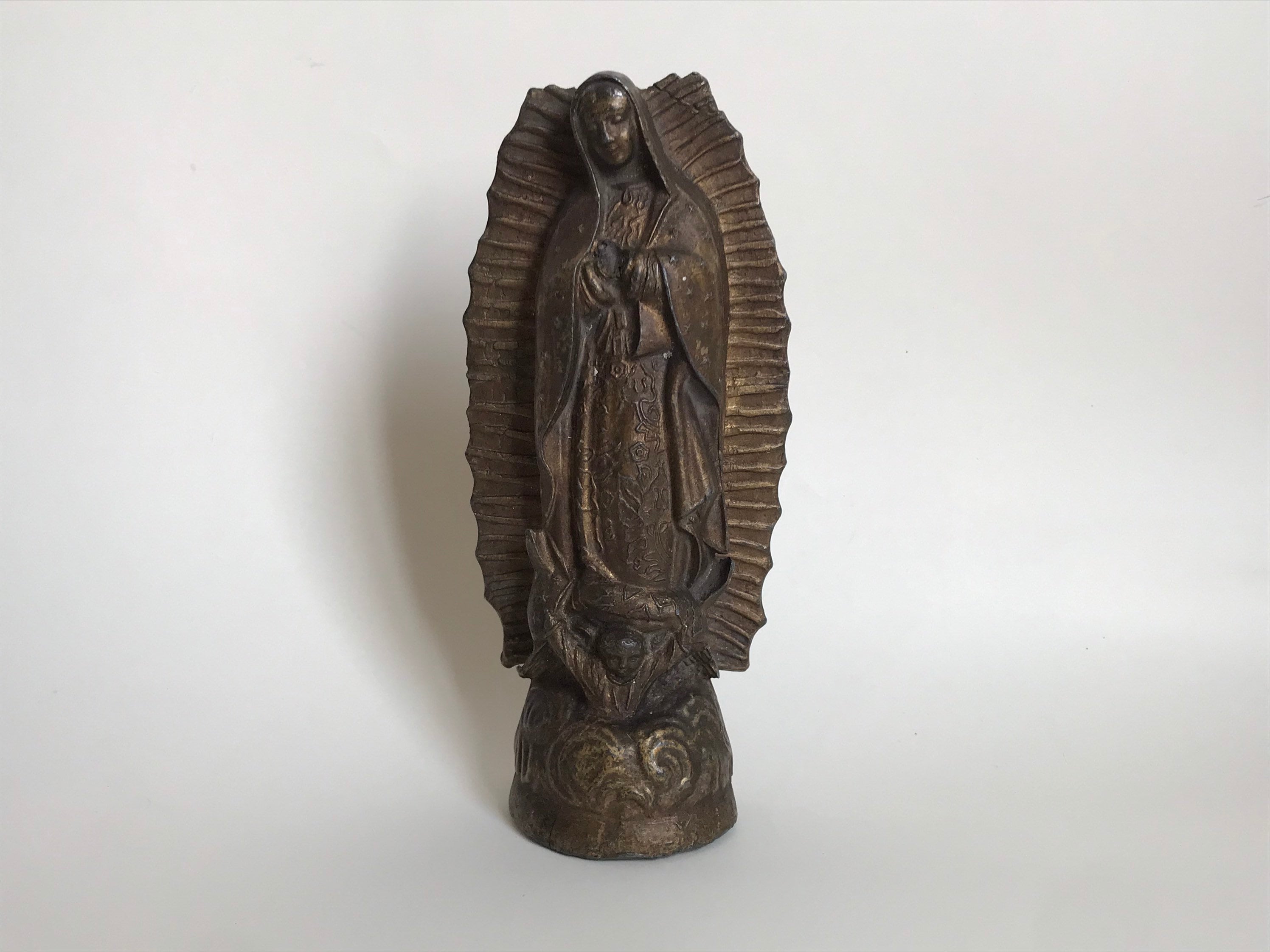 Antique Statue of Our Lady of Guadalupe. - Etsy