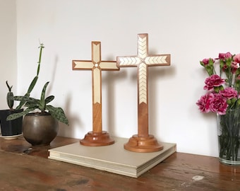 Wood cross from State of Mexico.
