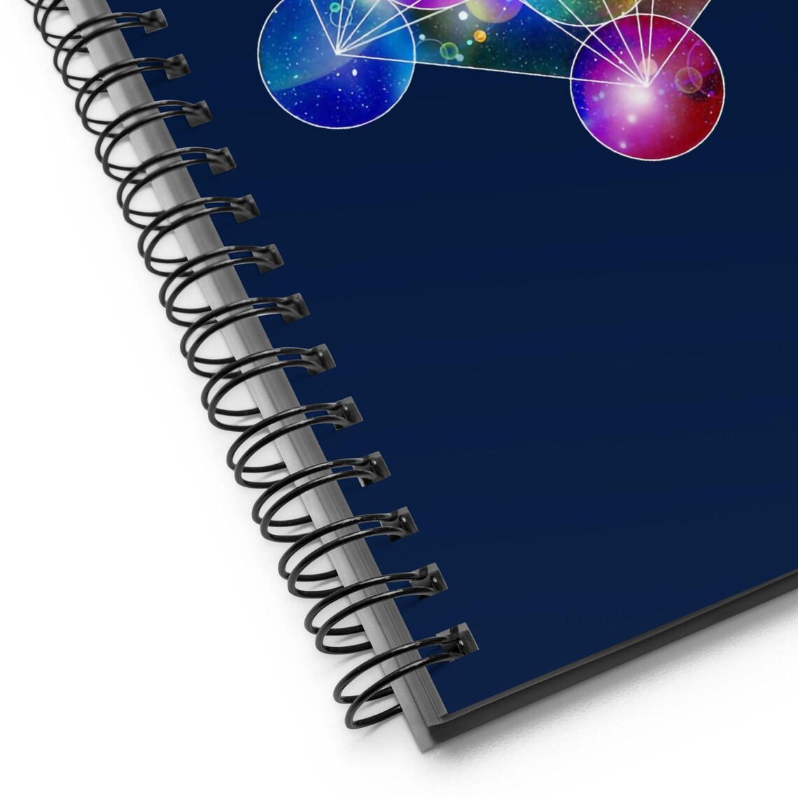 Cube Notebook Metatron's Cube Spiral Notebook, Sacred Geometry Journal Book, Merkaba ...
