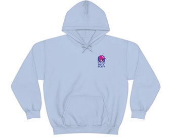Taco bell hoodie white on sale