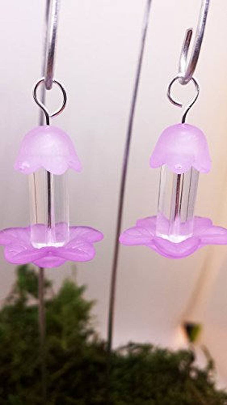 Fairy Garden Miniature Bird Feeders Set of 2 Pink Fairy Accessories.