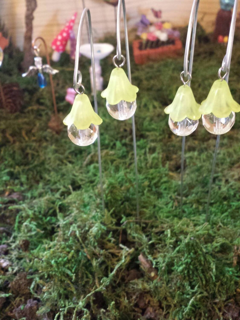 Miniature Fairy Garden Accessories. Fairy Lanterns. Set of 4. Etsy
