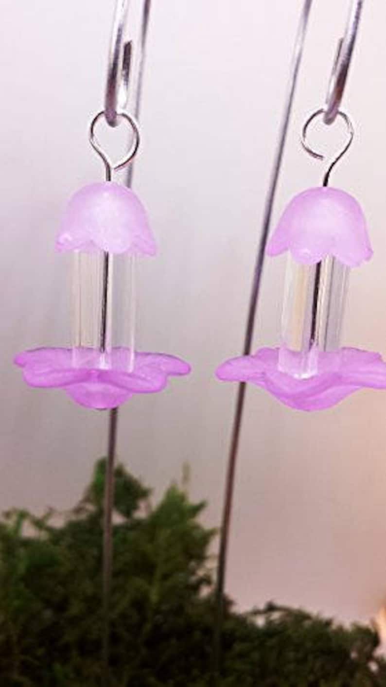 Fairy Garden Miniature Bird Feeders Set of 2 Pink Fairy Accessories.