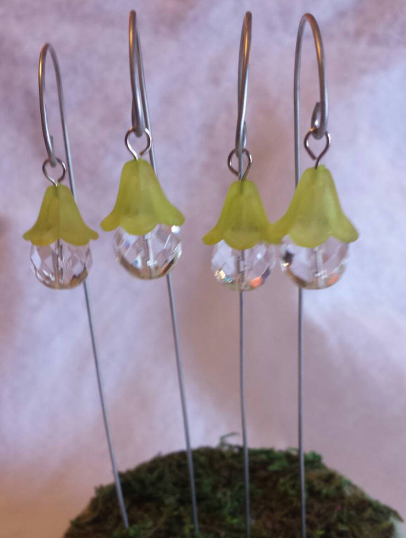 Miniature Fairy Garden Accessories. Fairy Lanterns. Set of 4. Etsy