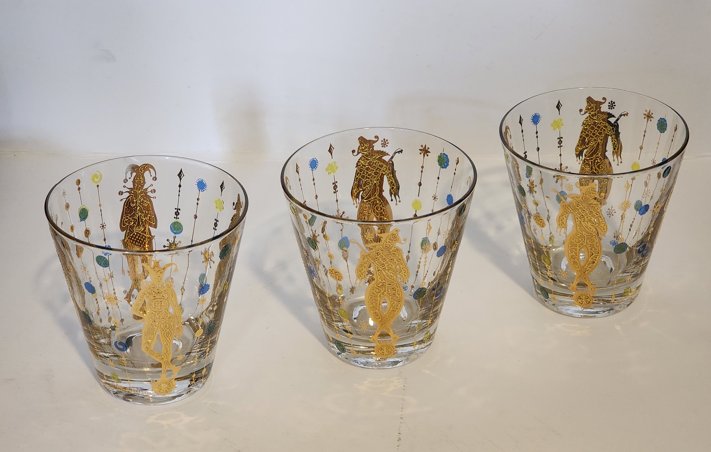 mardi gras jester glasses