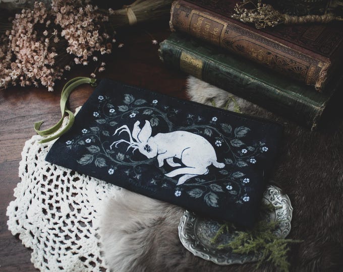 Jackalope Bramble Pencil Pouch