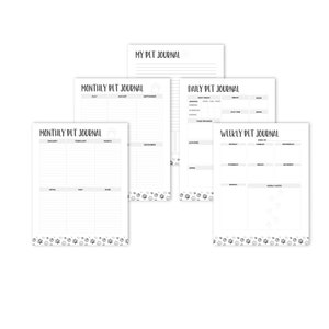 New Kitten Printable Pet Health Records Keeper, New Cat ID Information ...