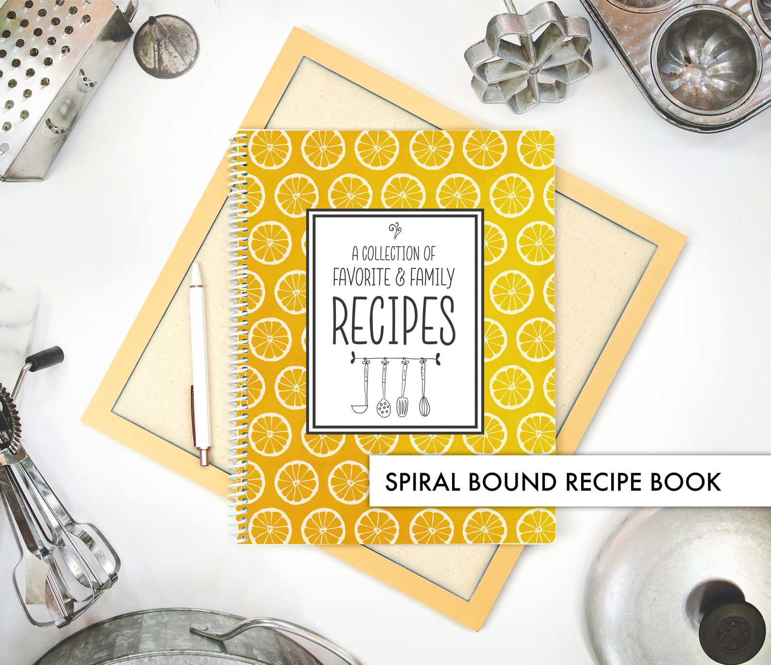 Personalized Recipe Book Spiral Bound Recipes Keepsake Etsy