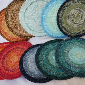 Rope Hot Pad  - Rag Rugs - Batik Baskets - Table centres - Trivets