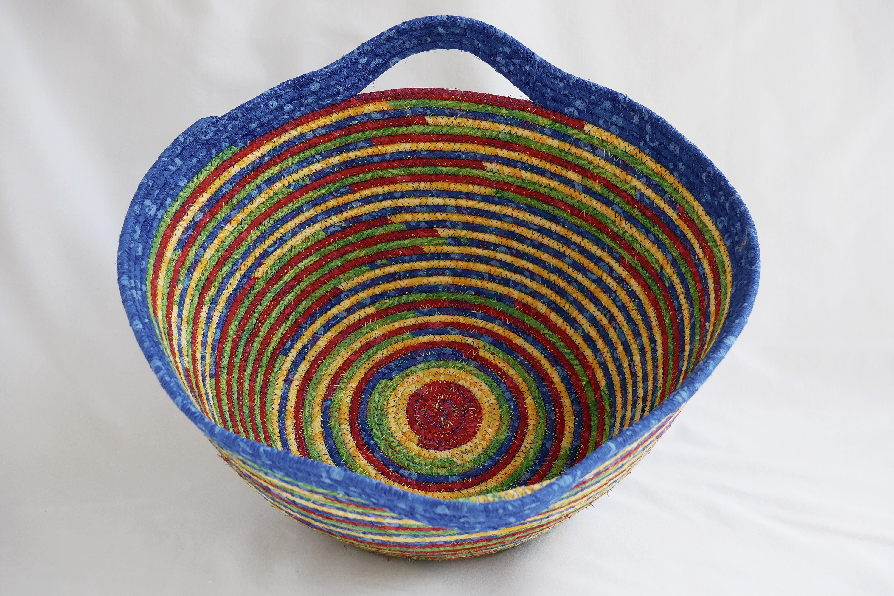 Large Rope Basket Kit Primary Colours Craft Kit rope Bowl Etsy Canada