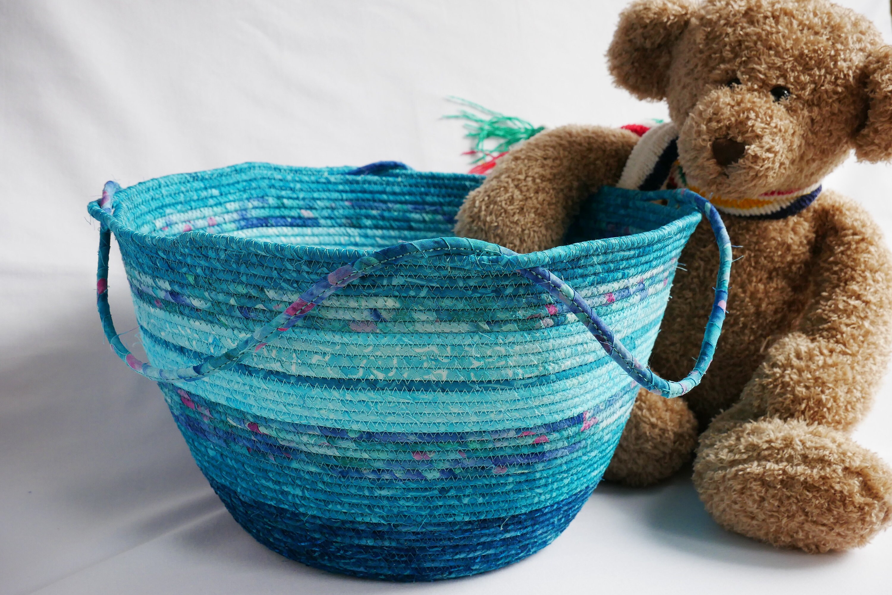 Large Rope Basket Kit Primary Colours Craft Kit rope Bowl Etsy Canada