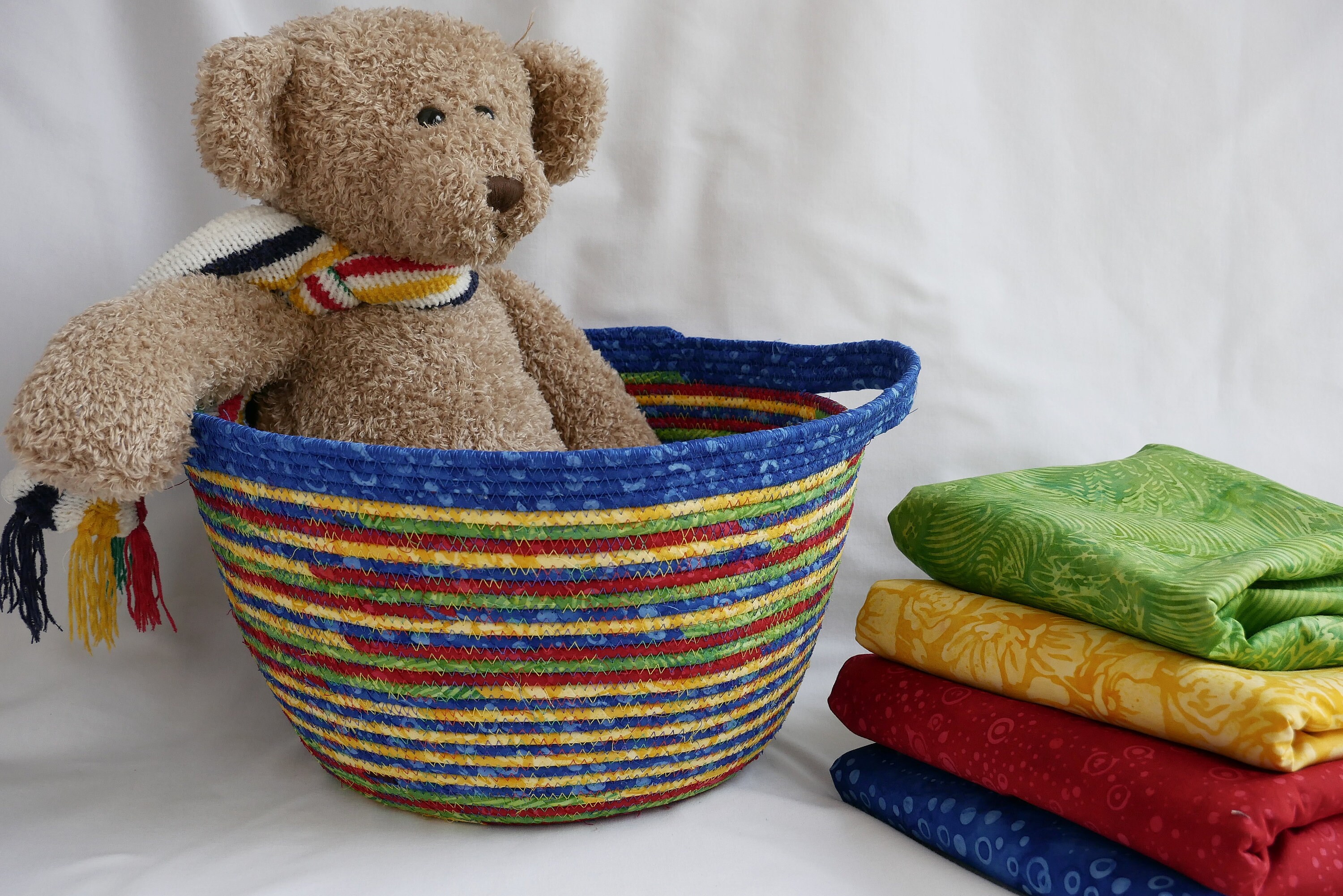 Large Rope Basket Kit Primary Colours Craft Kit rope Bowl Etsy Canada